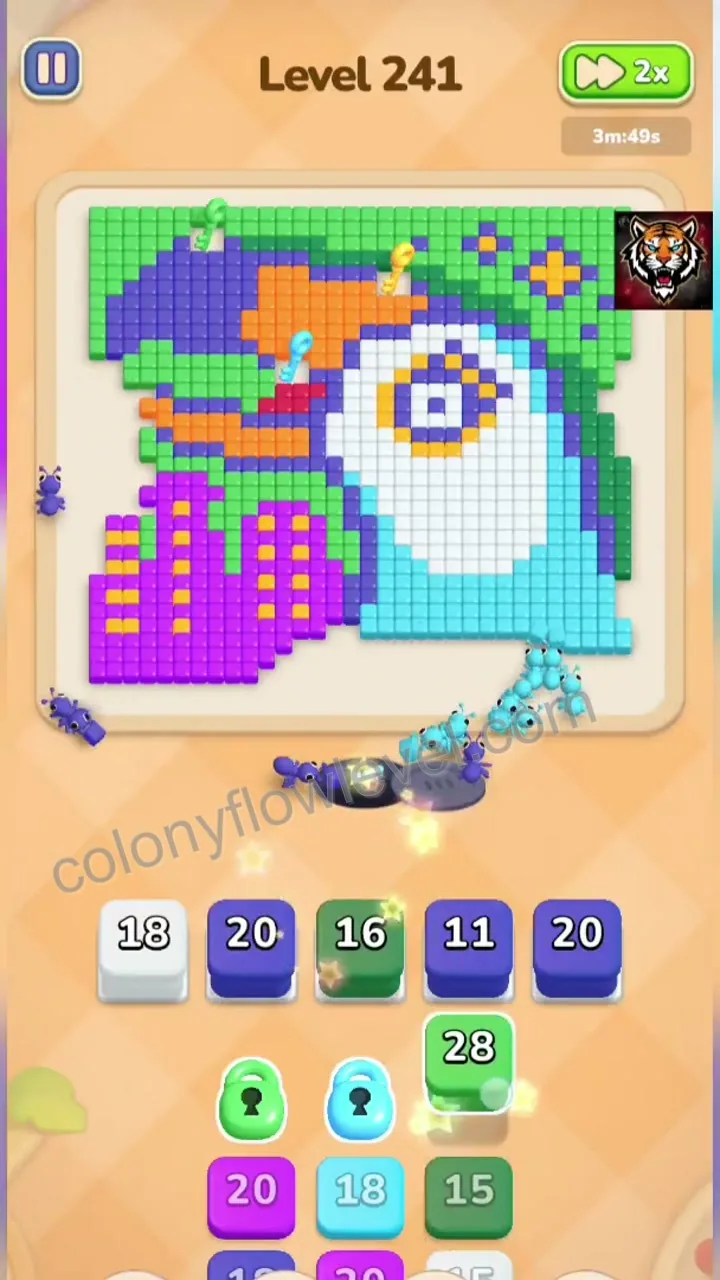 Colony Flow Level 241 step 3