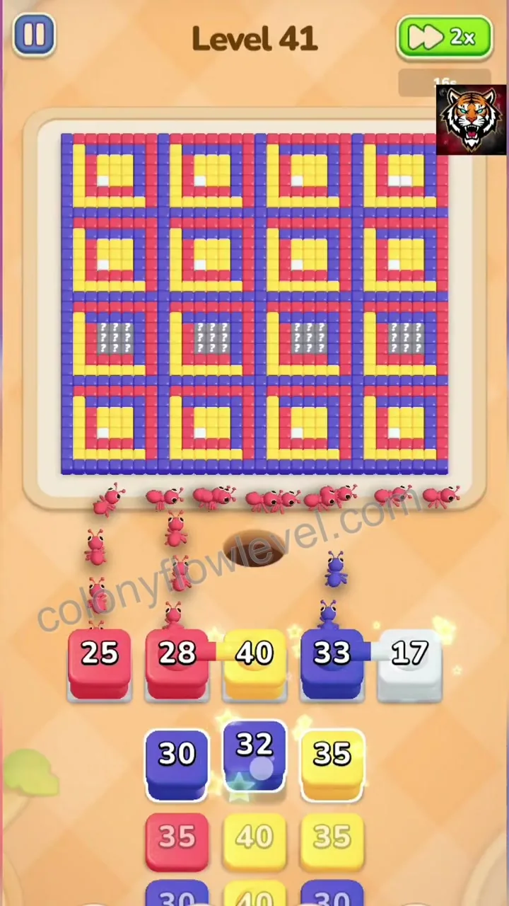 Colony Flow Level 41 step 2