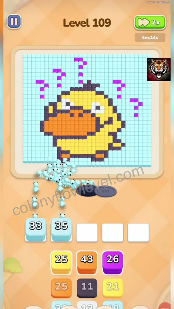 Colony Flow Level 109 step 2