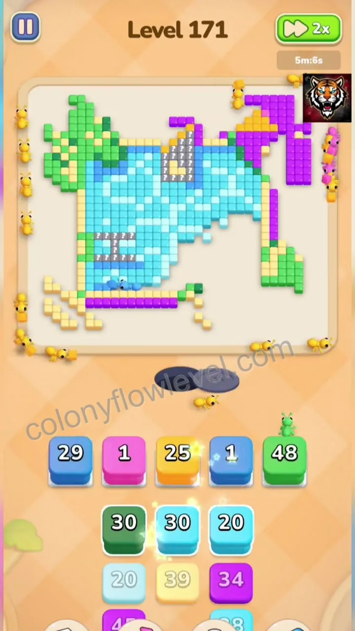 Colony Flow Level 171 step 4