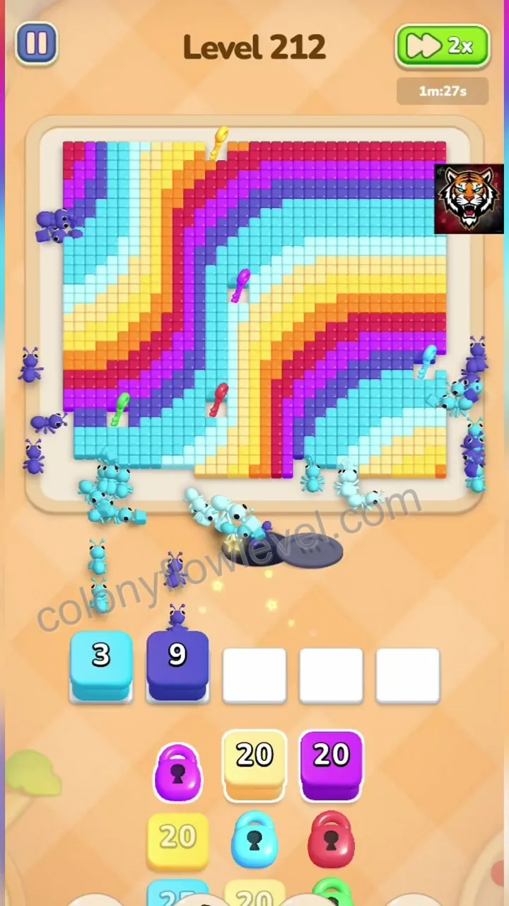 Colony Flow Level 212 step 2