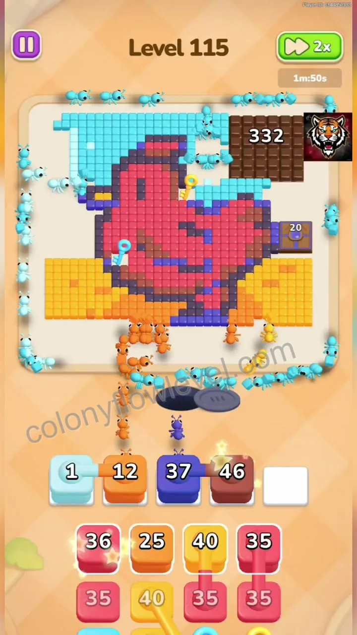 Colony Flow Level 115 step 3