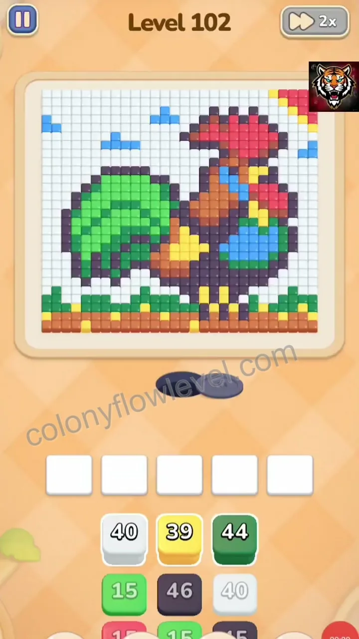 Colony Flow Level 102 step 1