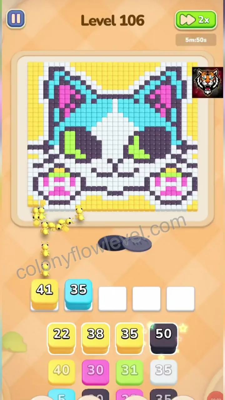 Colony Flow Level 106 step 2