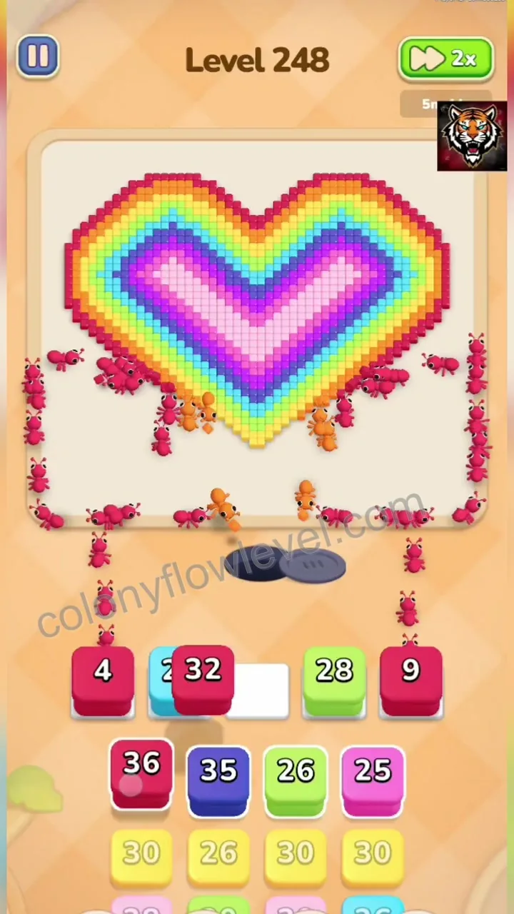 Colony Flow Level 248 step 4
