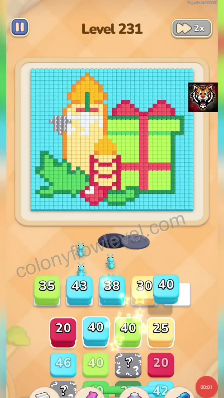 Colony Flow Level 231 step 2