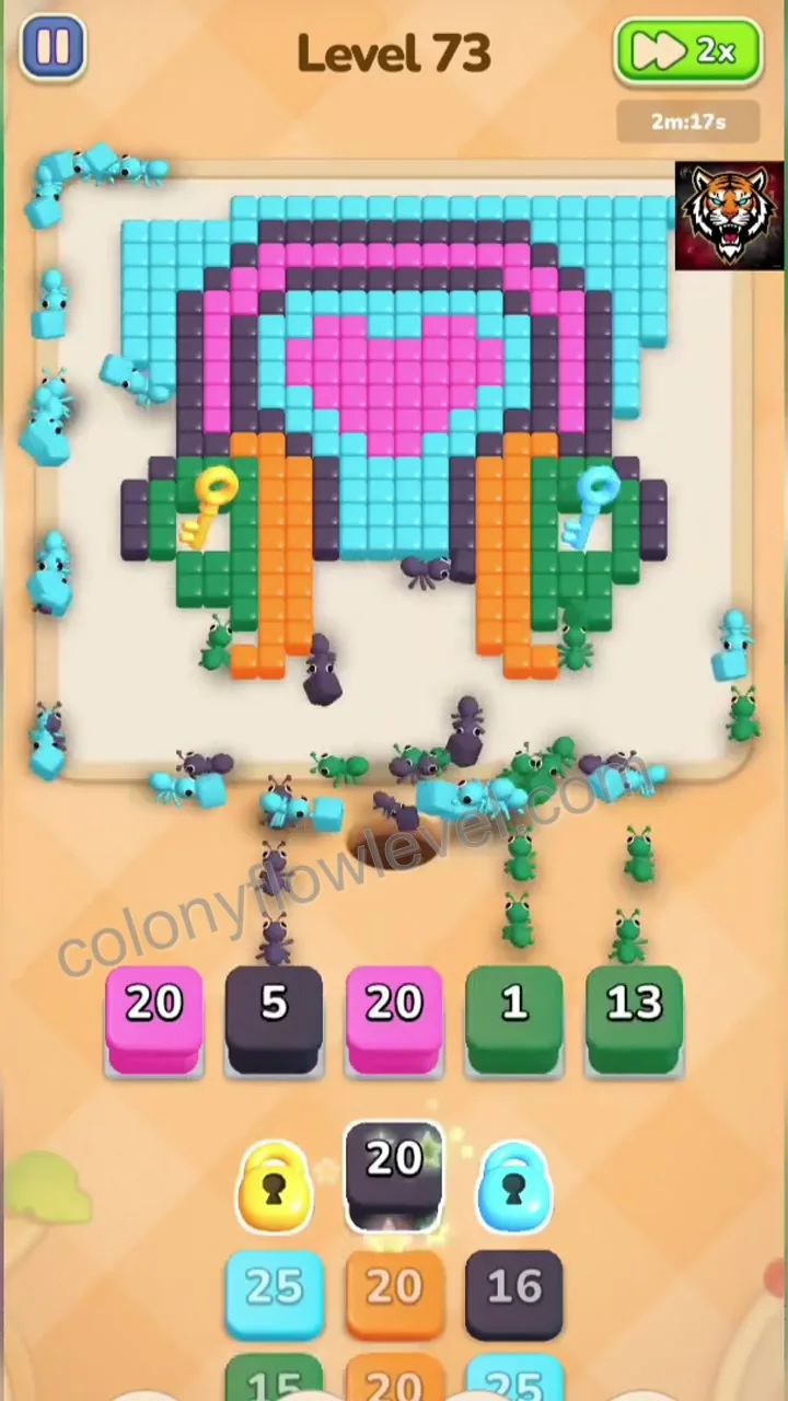 Colony Flow Level 73 step 3