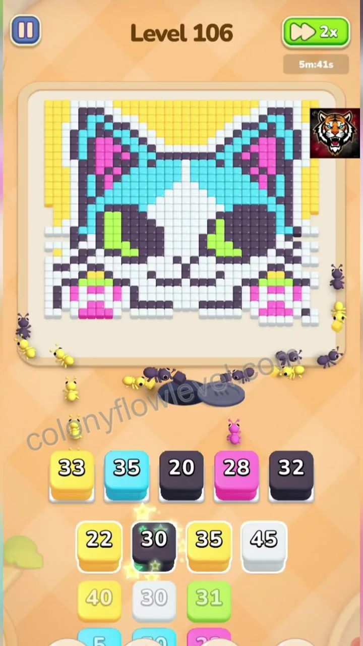 Colony Flow Level 106 step 3
