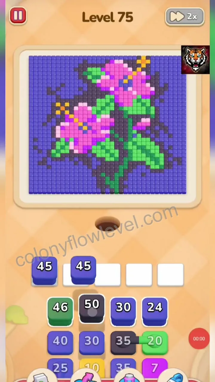 Colony Flow Level 75 step 1
