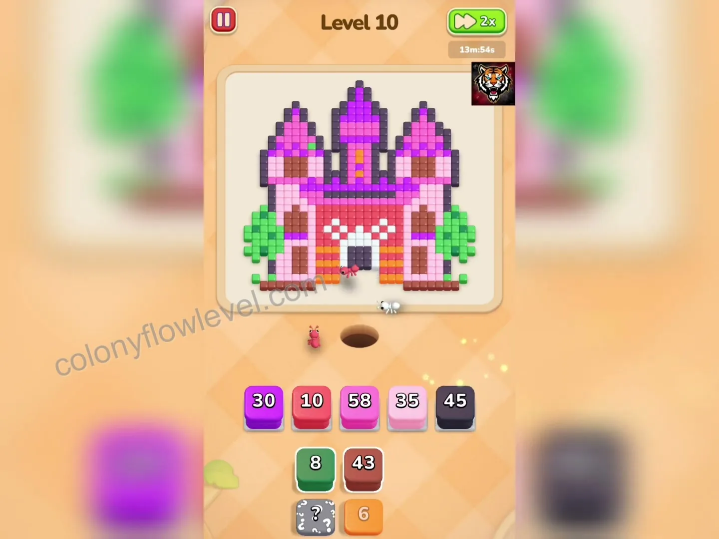 Colony Flow Level 10 step 3