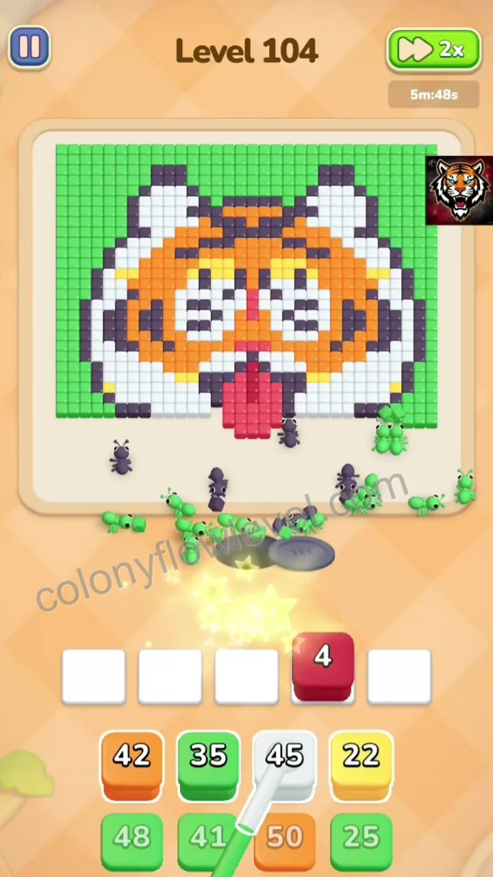 Colony Flow Level 104 step 3