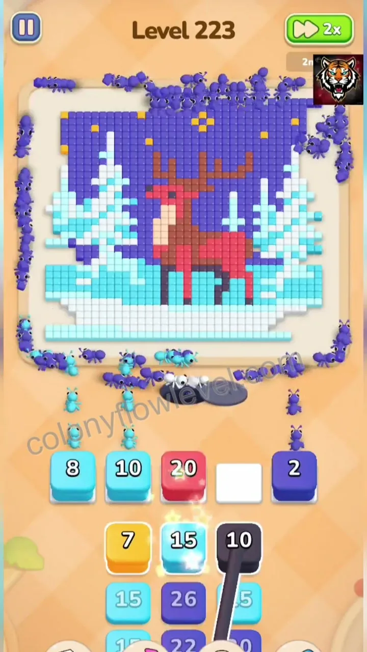 Colony Flow Level 223 step 3