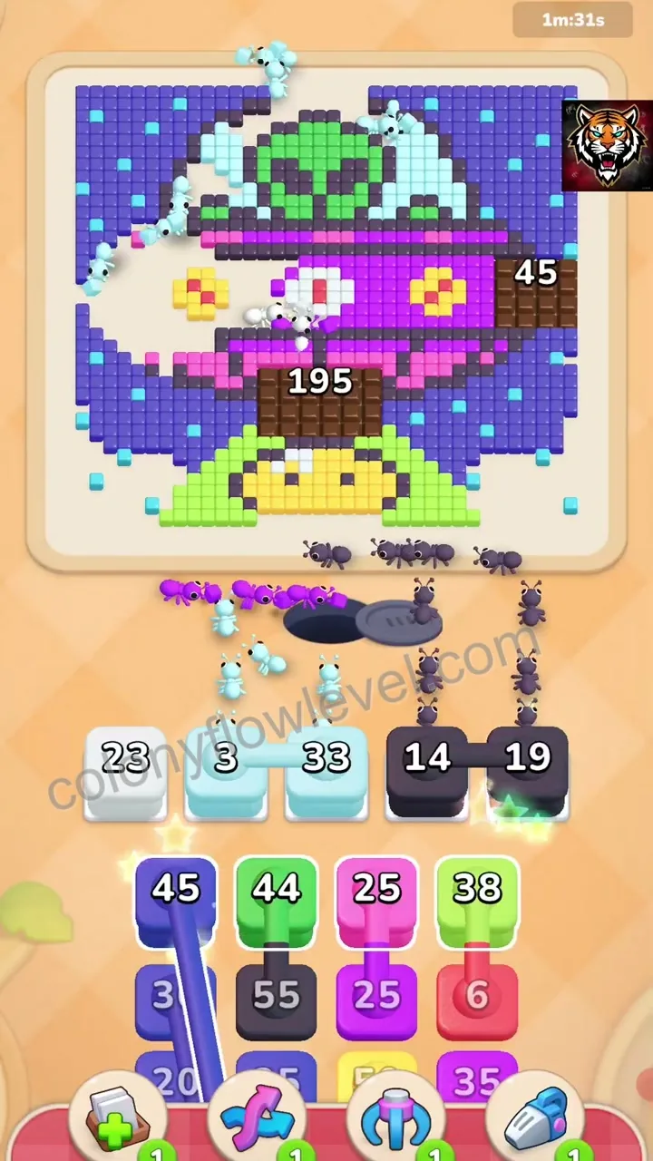 Colony Flow Level 105 step 4