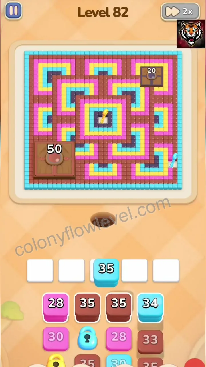 Colony Flow Level 82 step 1