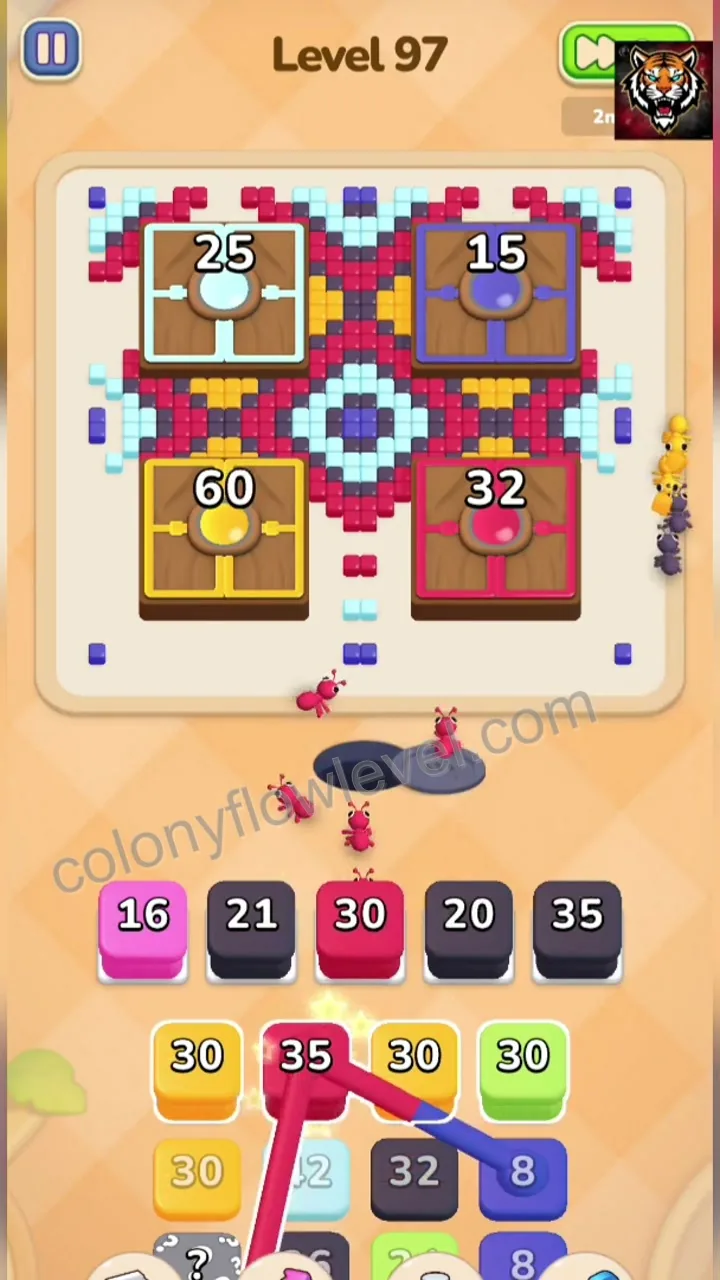 Colony Flow Level 97 step 4