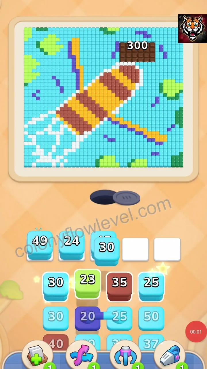 Colony Flow Level 128 step 2