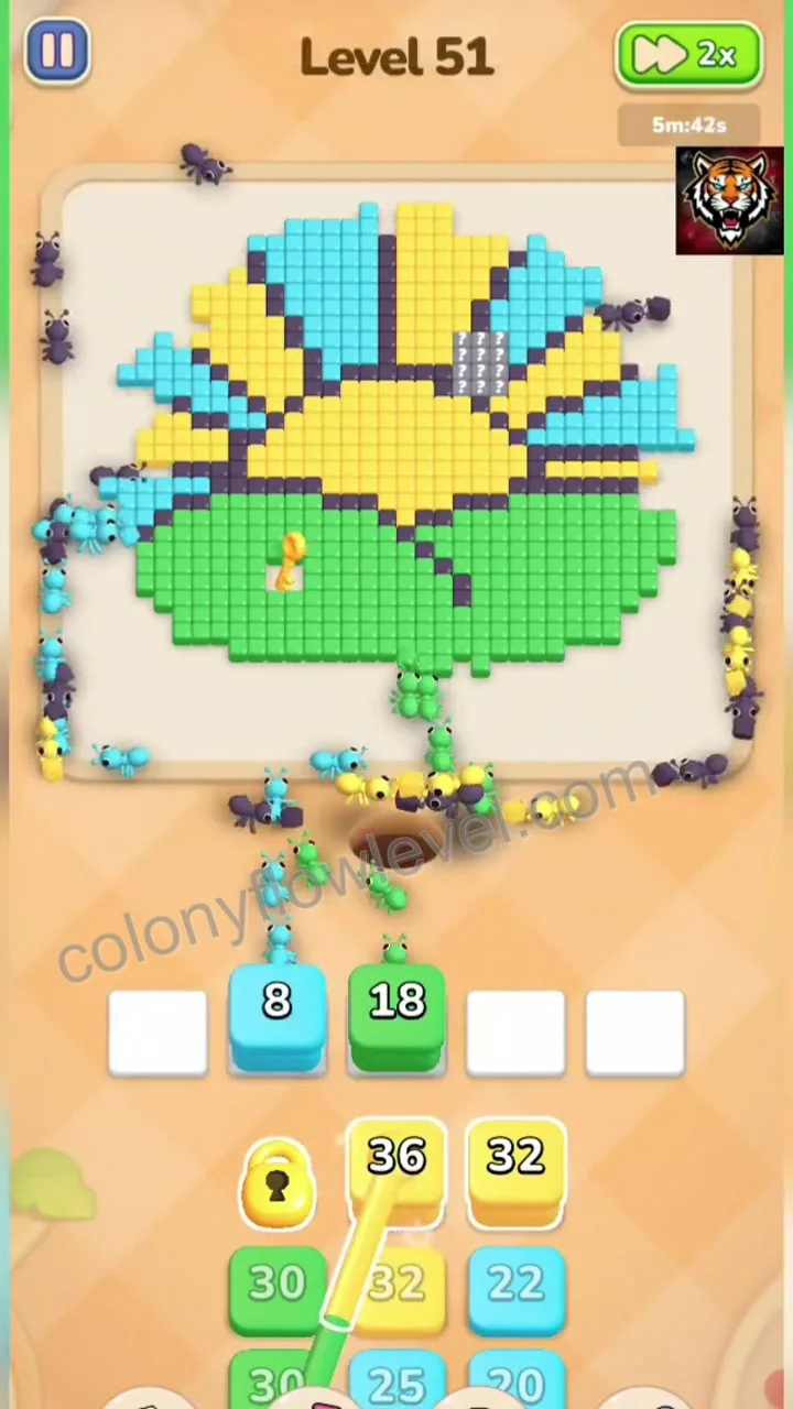 Colony Flow Level 51 step 3