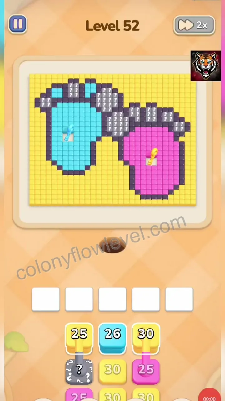 Colony Flow Level 52 step 1