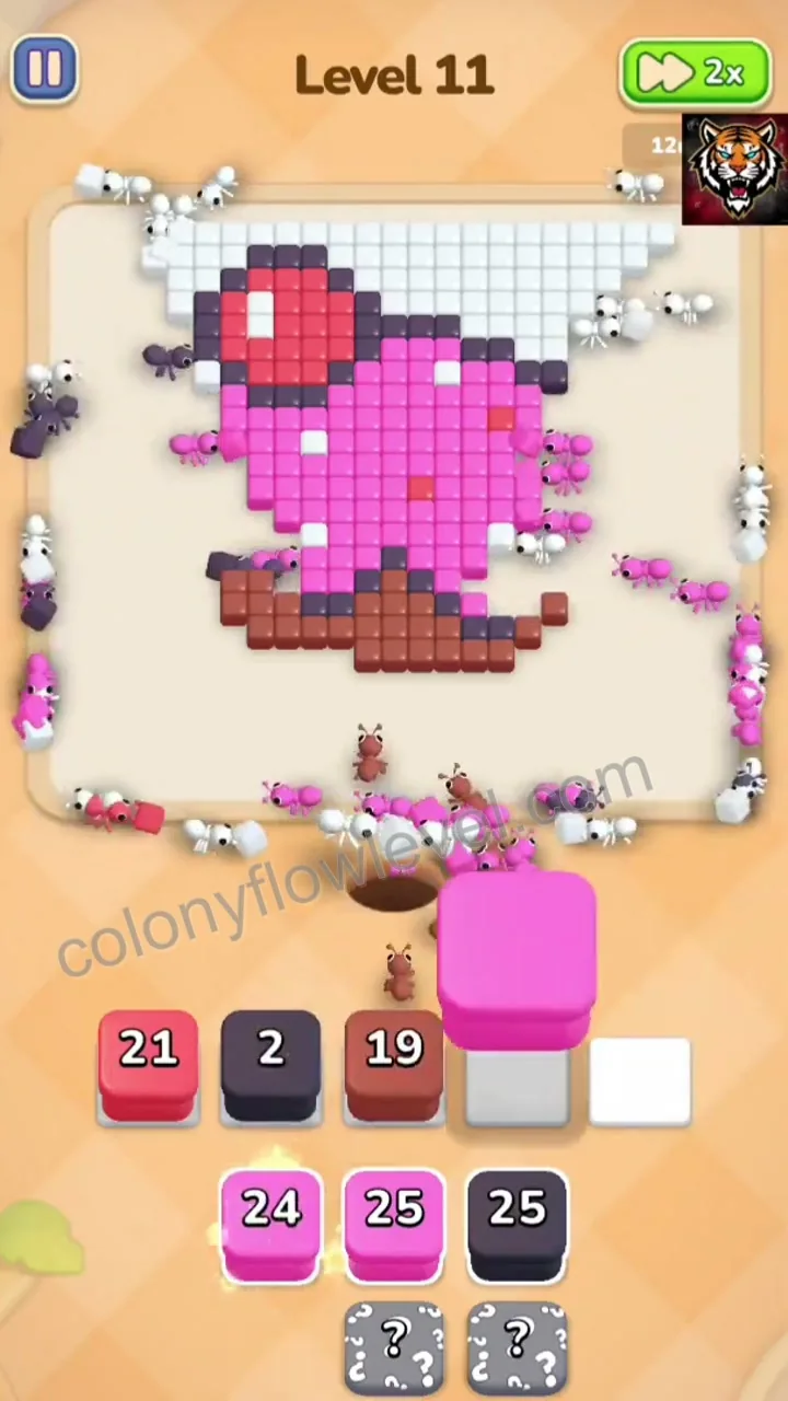 Colony Flow Level 11 step 4