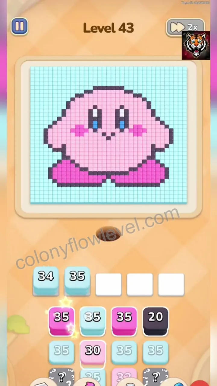 Colony Flow Level 43 step 1