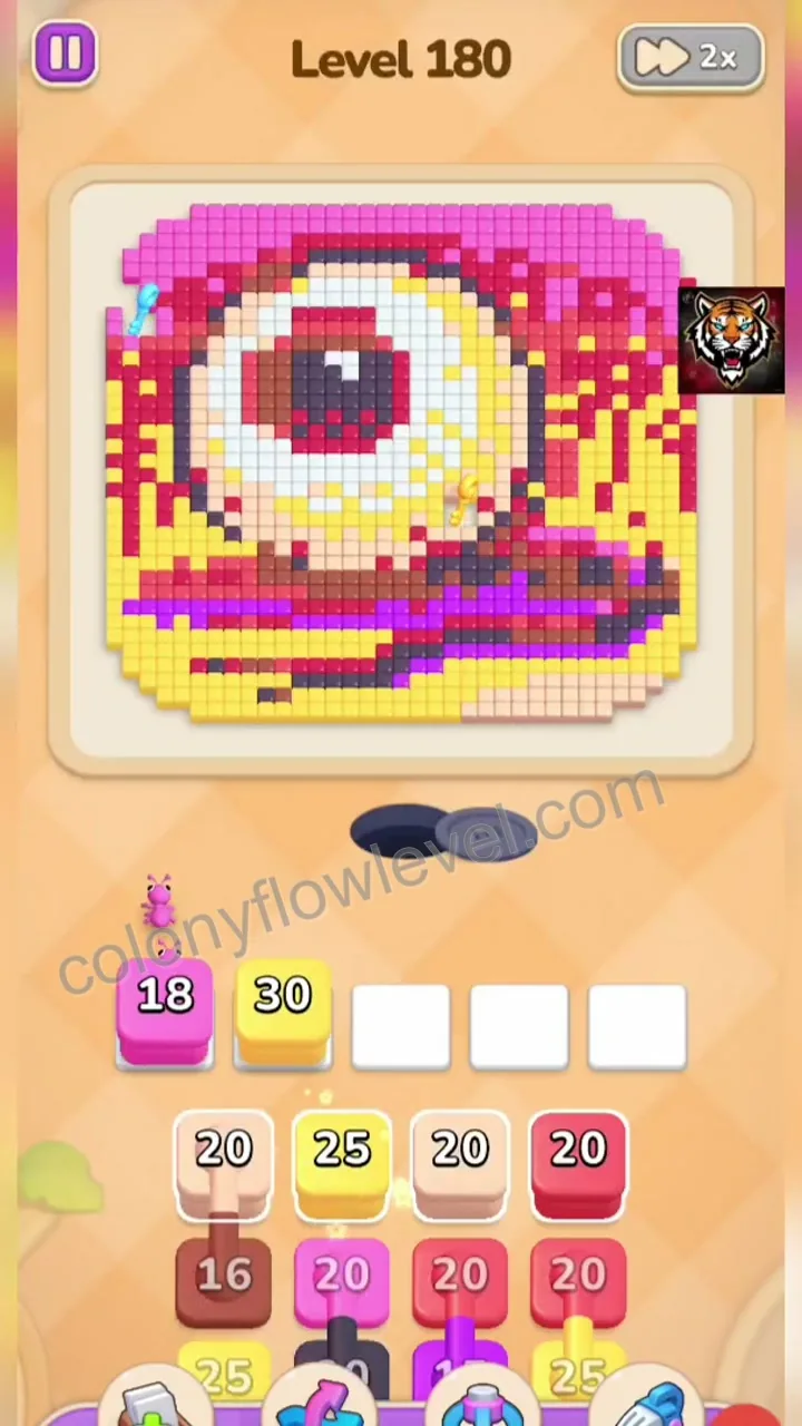 Colony Flow Level 180 step 2