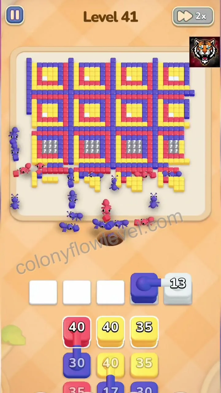 Colony Flow Level 41 step 4