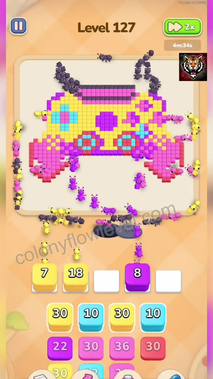 Colony Flow Level 127 step 3