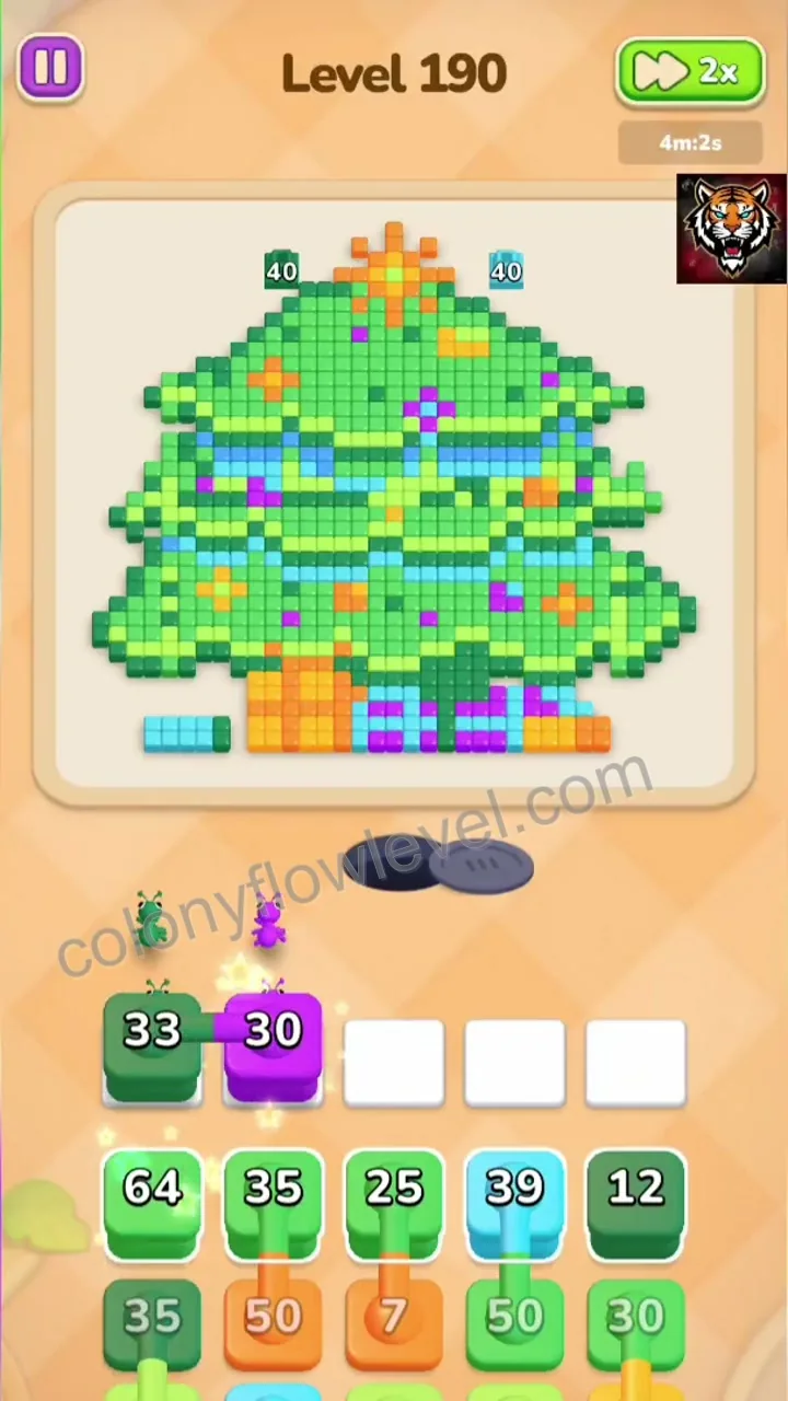 Colony Flow Level 190 step 2