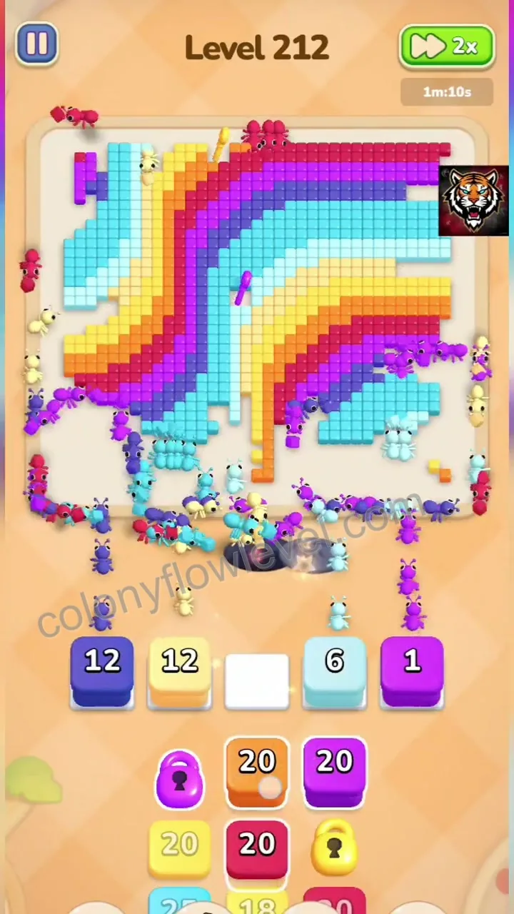 Colony Flow Level 212 step 4