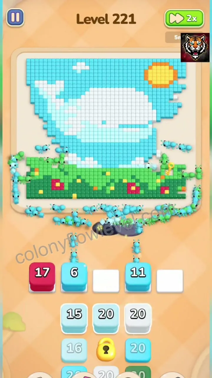 Colony Flow Level 221 step 3