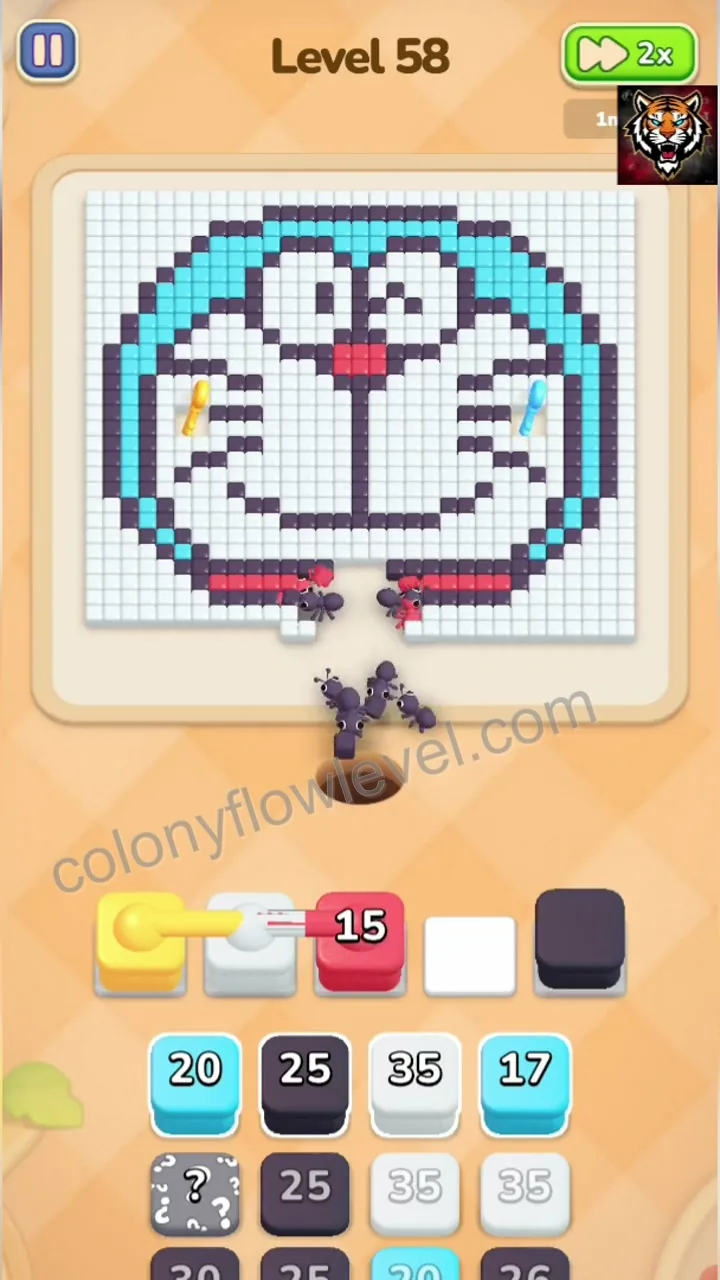 Colony Flow Level 58 step 3