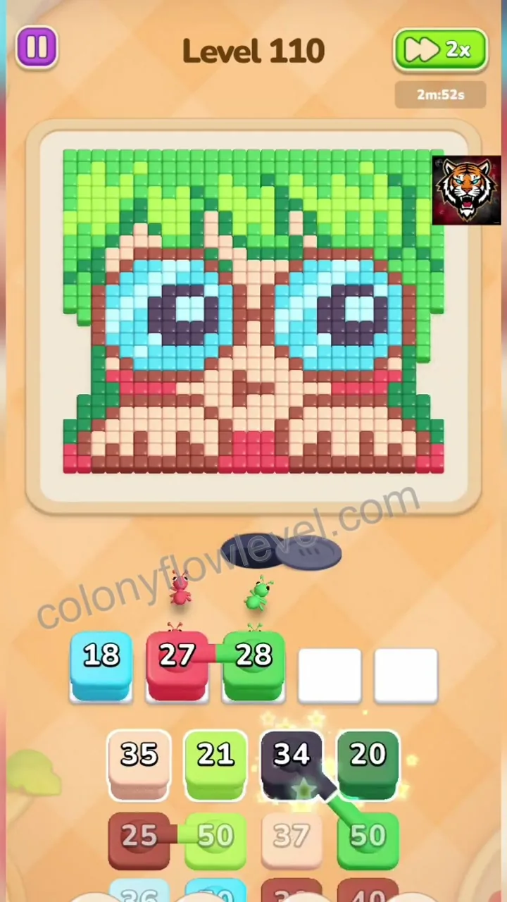 Colony Flow Level 110 step 3