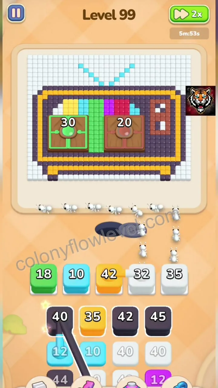 Colony Flow Level 99 step 2