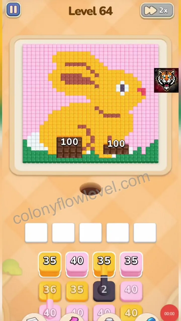 Colony Flow Level 64 step 1