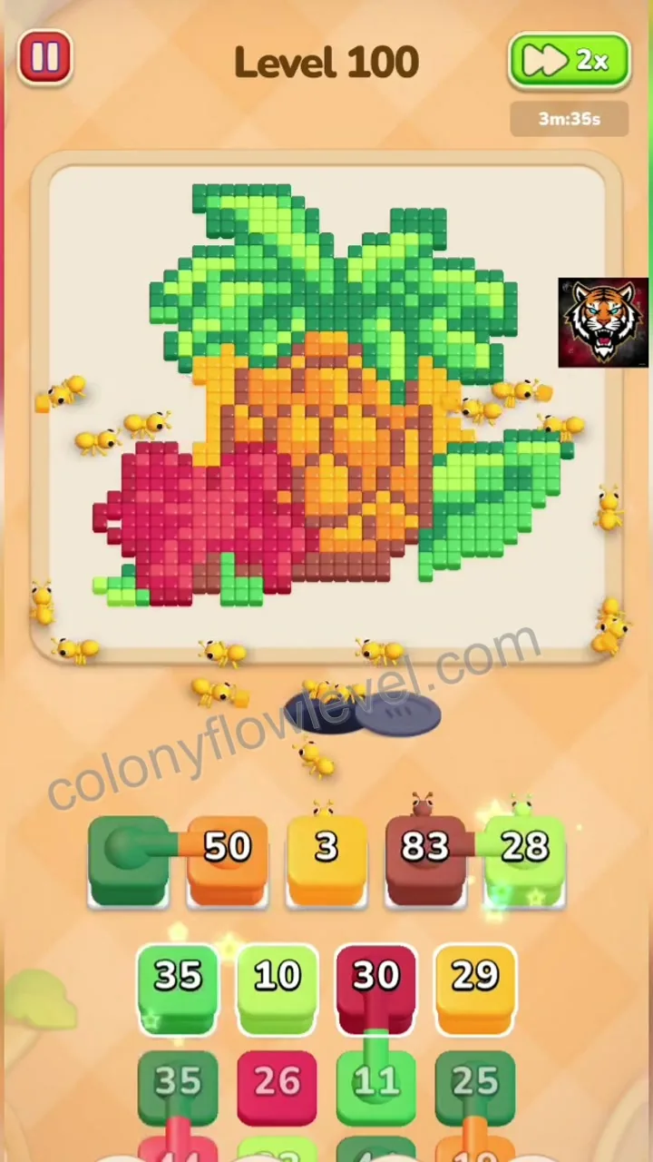Colony Flow Level 100 step 3