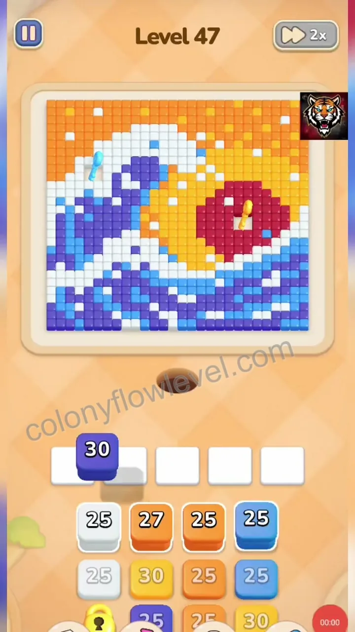 Colony Flow Level 47 step 1