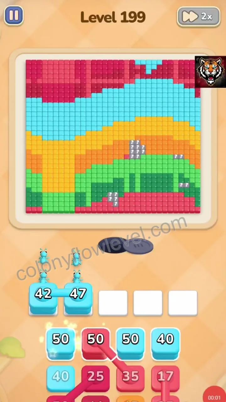 Colony Flow Level 199 step 2