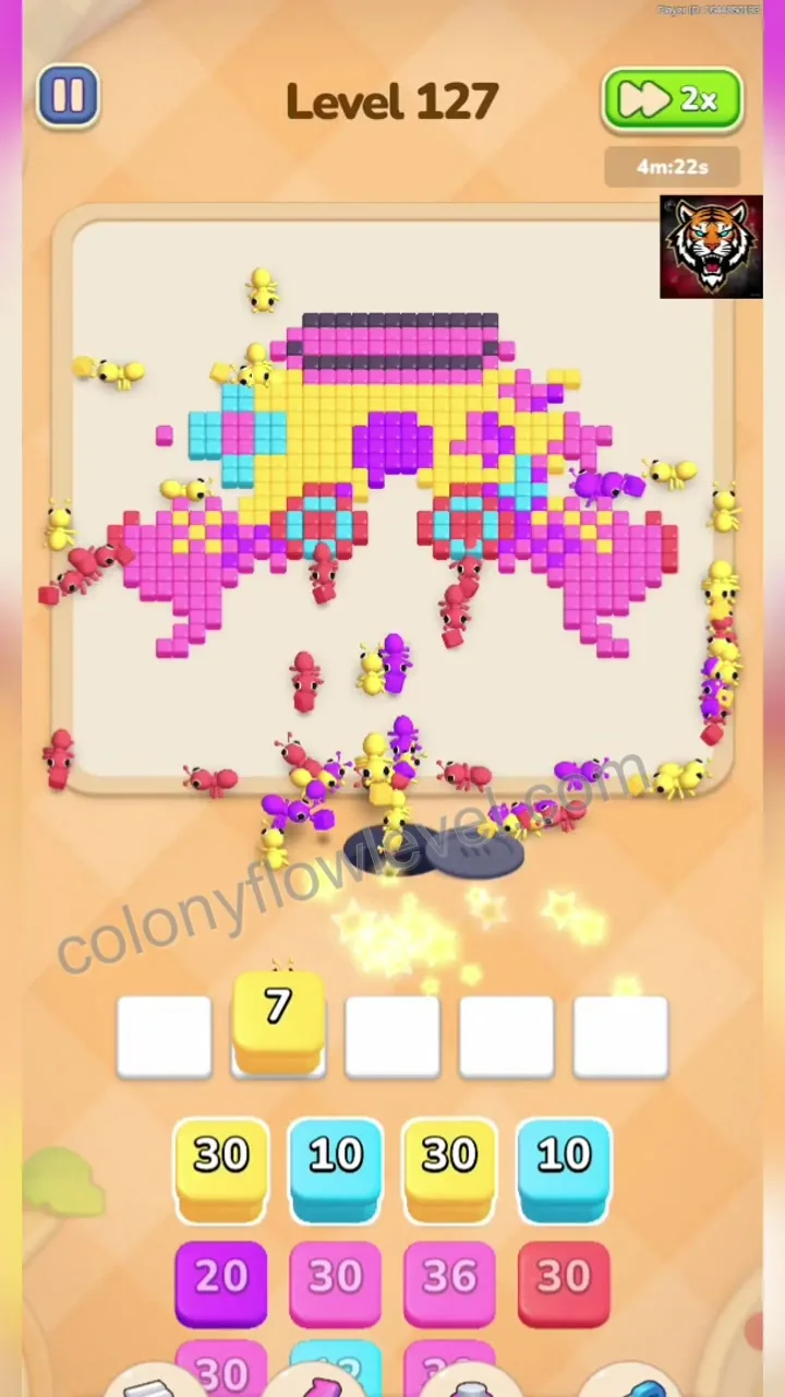 Colony Flow Level 127 step 4