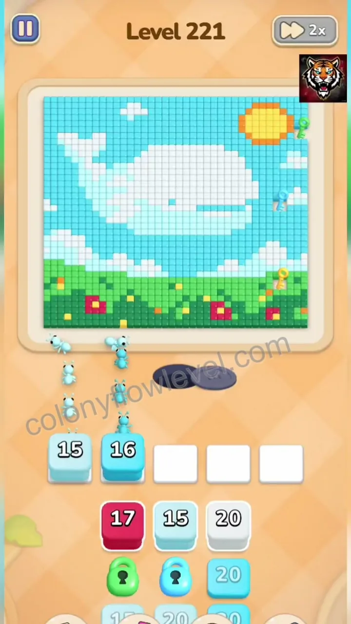 Colony Flow Level 221 step 2