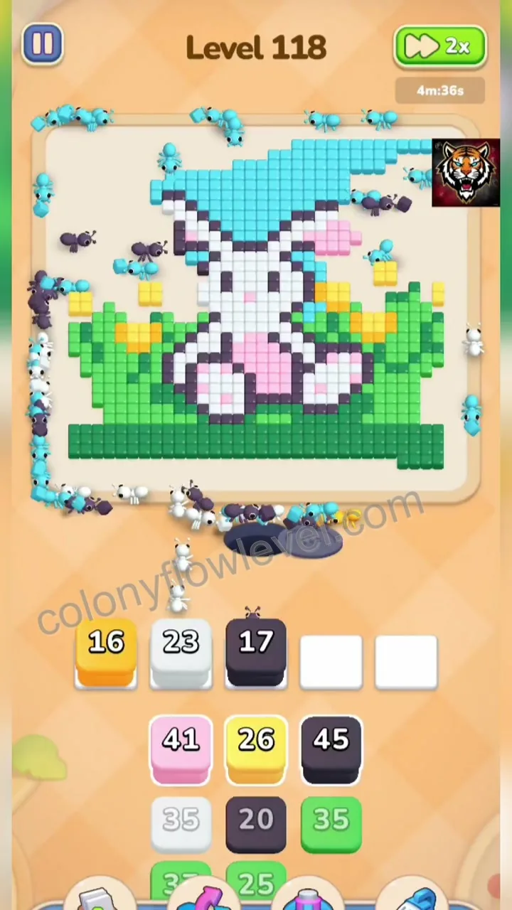 Colony Flow Level 118 step 4