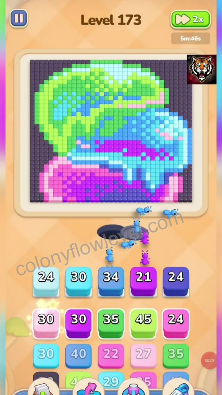 Colony Flow Level 173 step 2