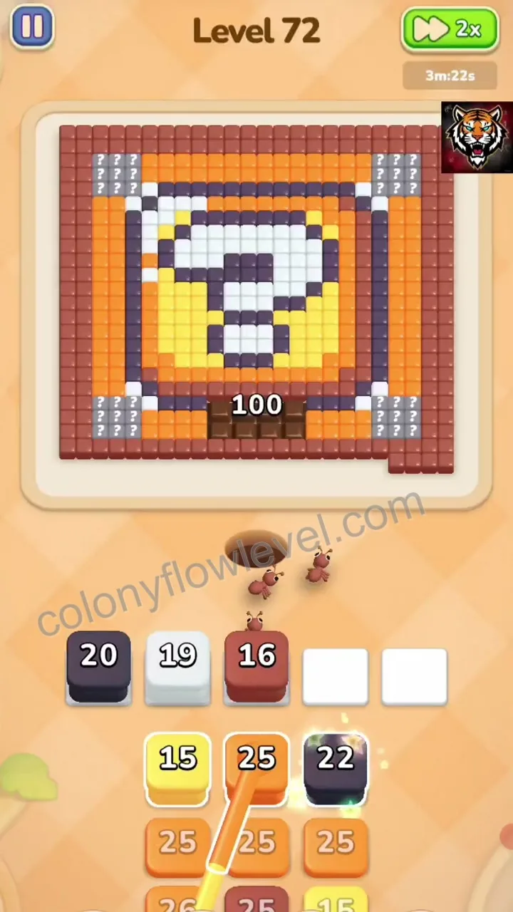 Colony Flow Level 72 step 2