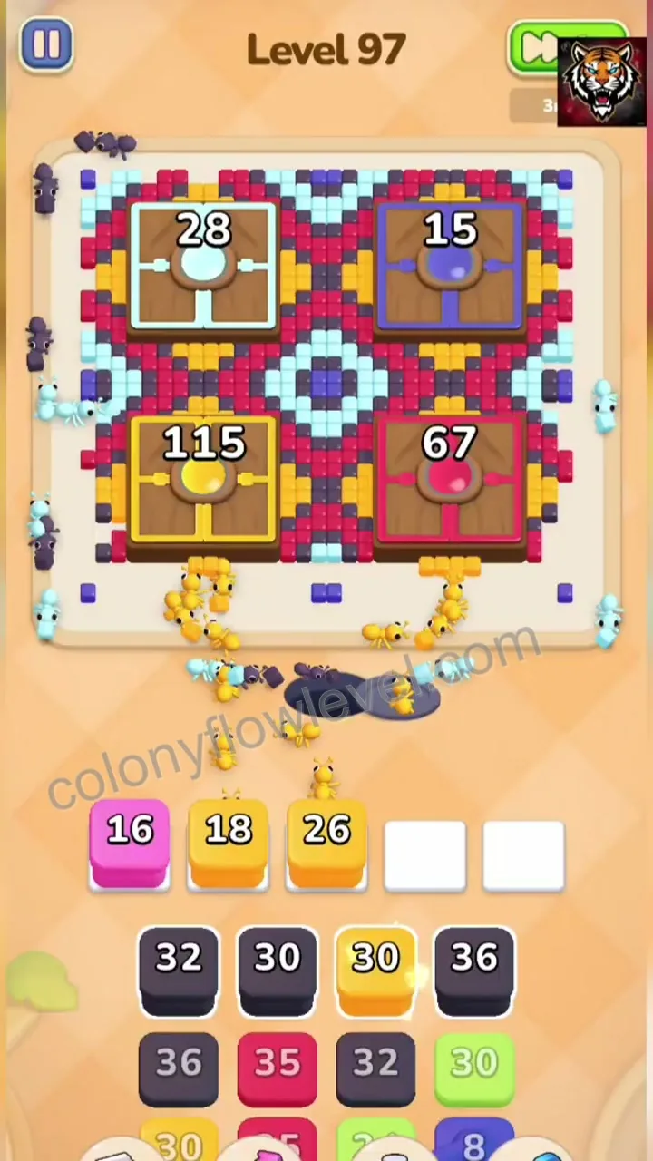 Colony Flow Level 97 step 3