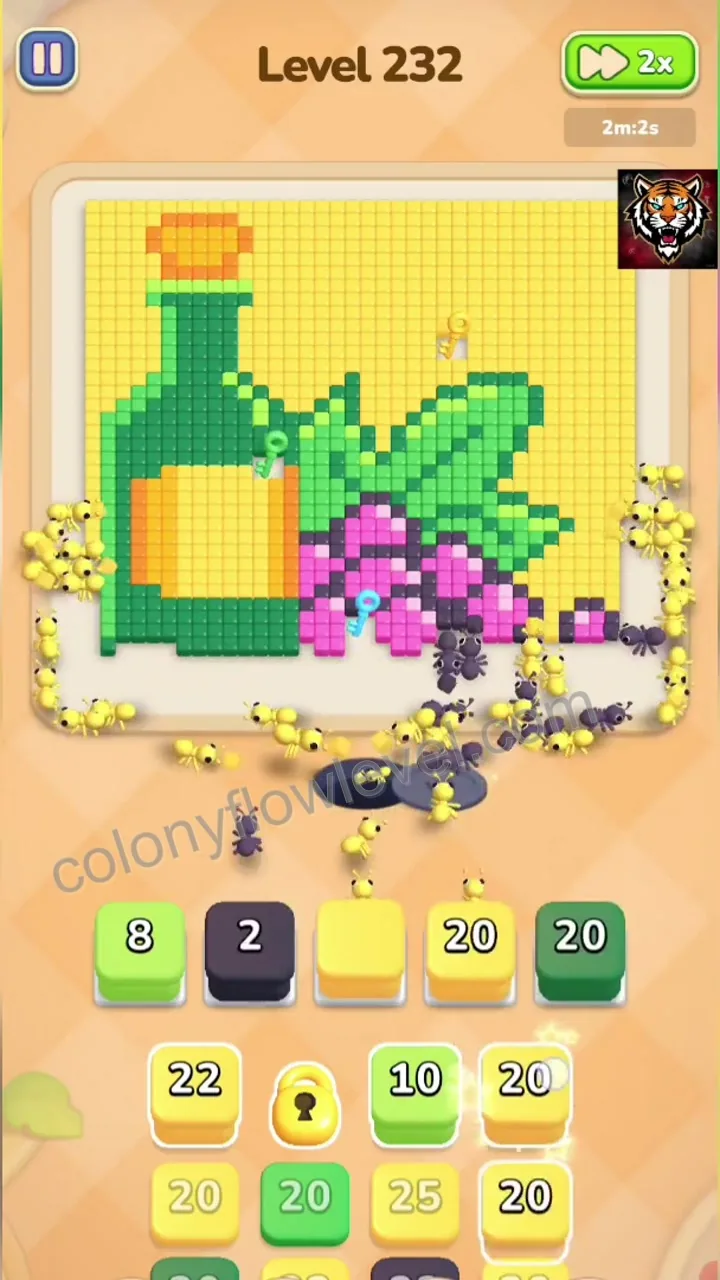 Colony Flow Level 232 step 3