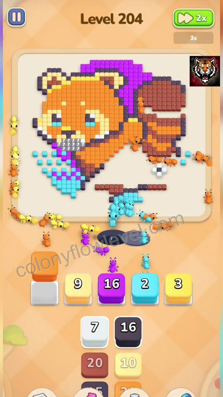 Colony Flow Level 204 step 4