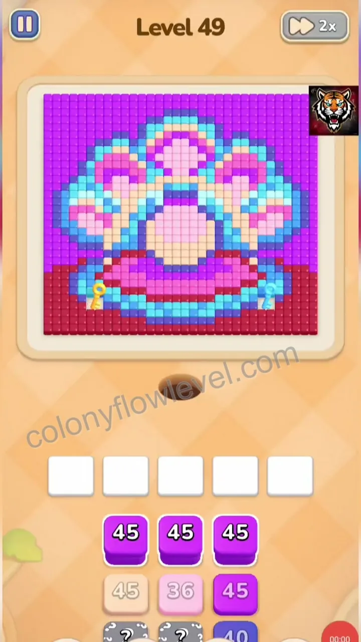 Colony Flow Level 49 step 1