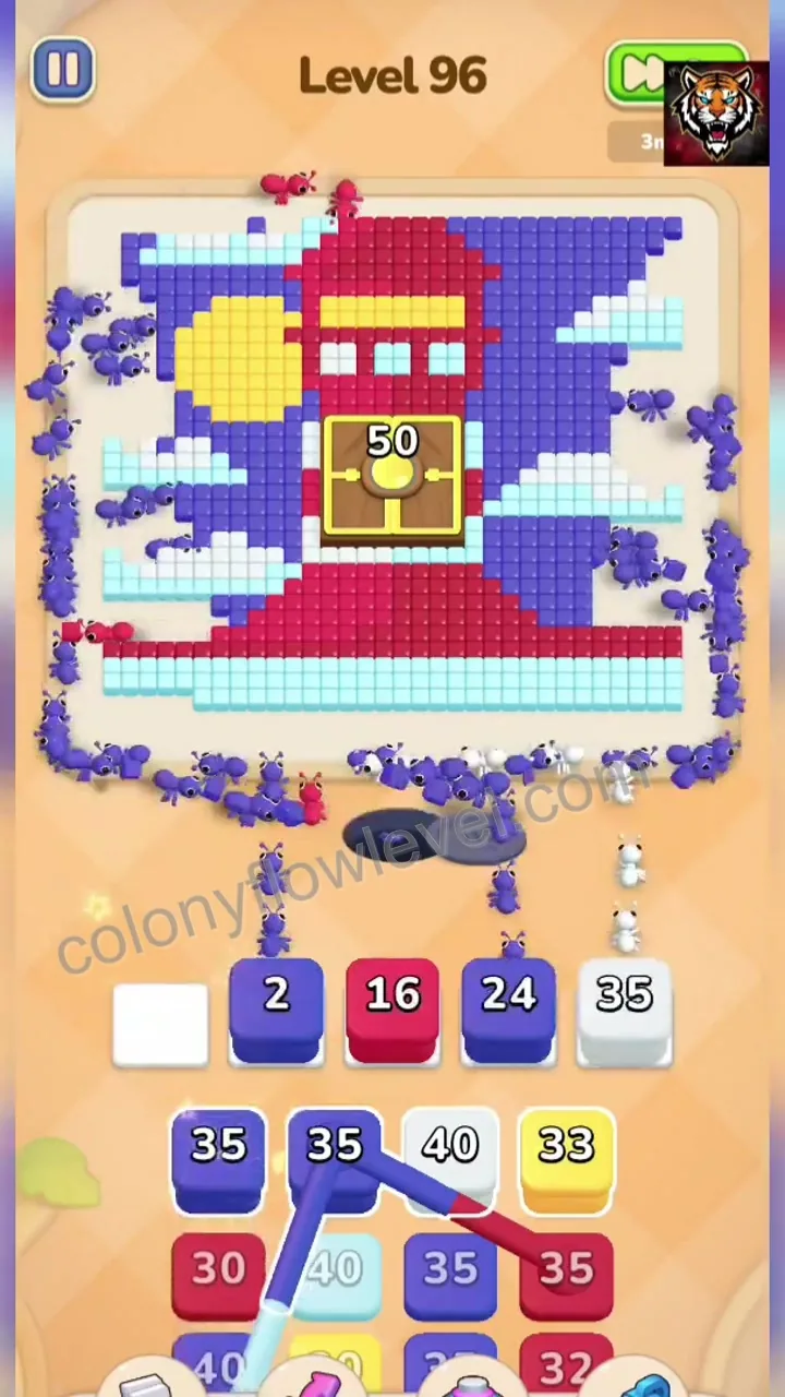 Colony Flow Level 96 step 3