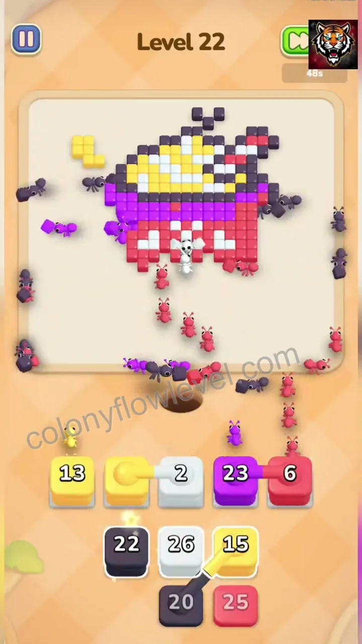 Colony Flow Level 22 step 4