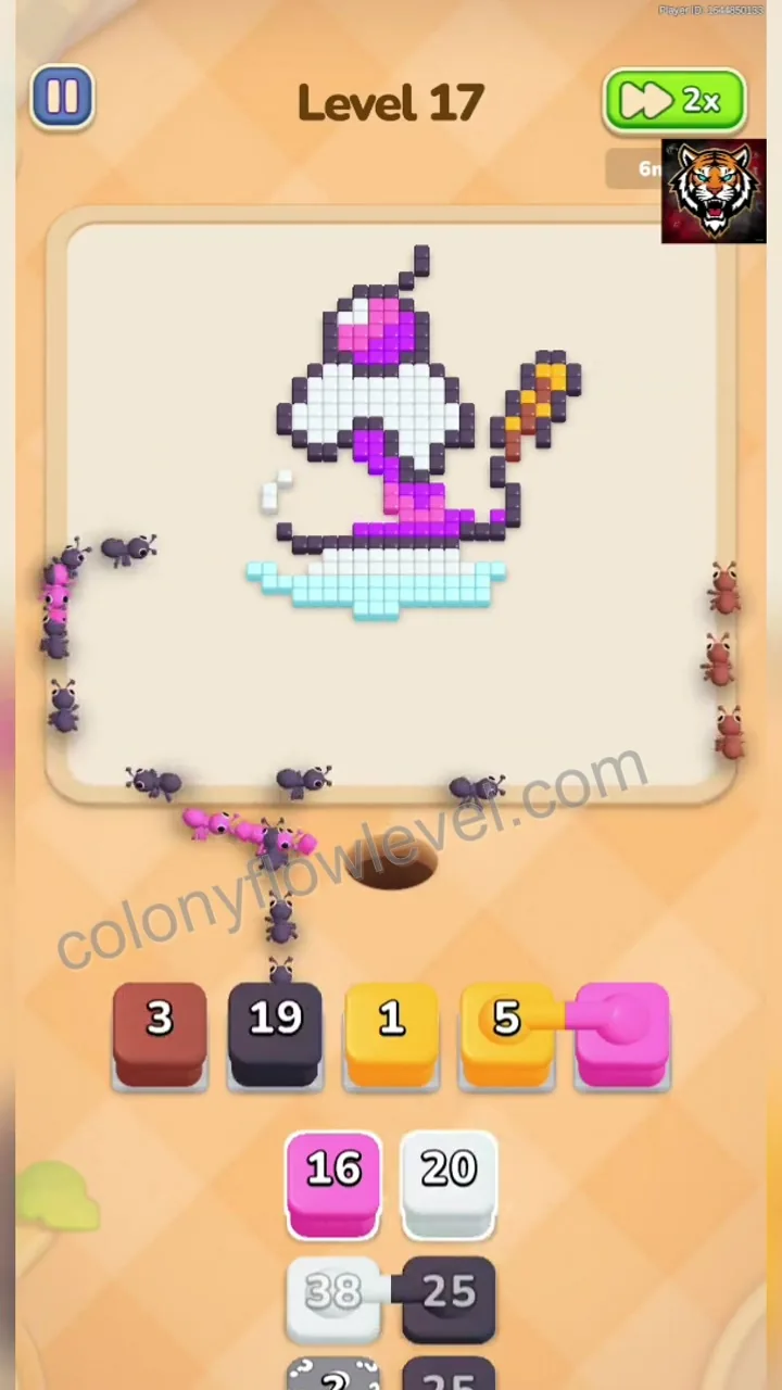 Colony Flow Level 17 step 4
