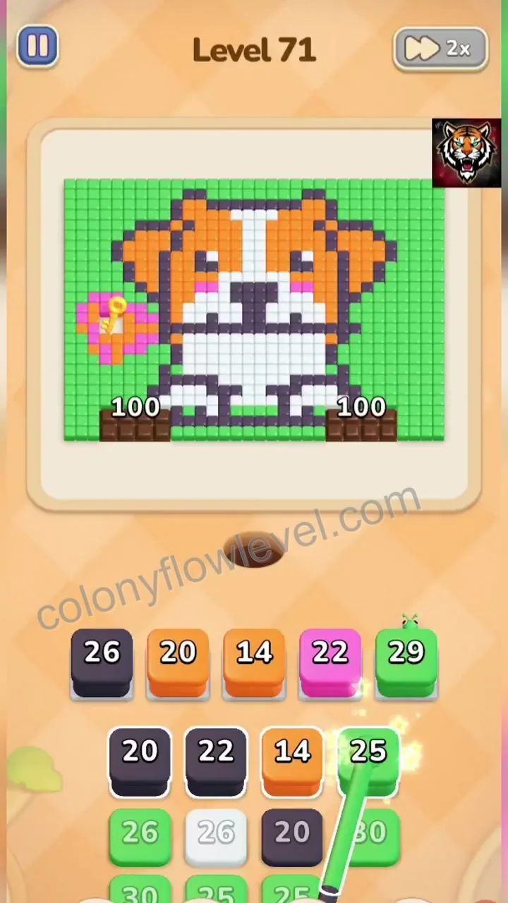 Colony Flow Level 71 step 2